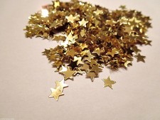100 Sterne Streudeko  Tischdeko  Basteln  Kartengestaltung Gold  # ca.6mm #