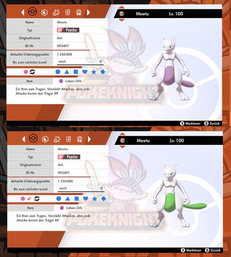Mewtu shiny non - non, 6iv
