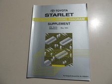 1994 Ergänzung Schaltpläne  wiring diagram Toyota Starlet P8 EP80 EP81 NP80