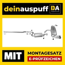 Auspuffanlage für Audi A3 1.4