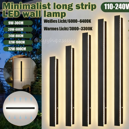 Led outdoor lange wandleuchte - outdoor,