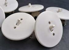 Alt Schalter Lichtschalter Bakelit Kippschalter Unterputz Loft weiss Steckdose