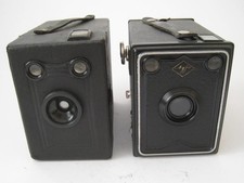 Boxkamera, Agfa Box 34 Isochrombox und  Balda Brillenbox, alte Kameras