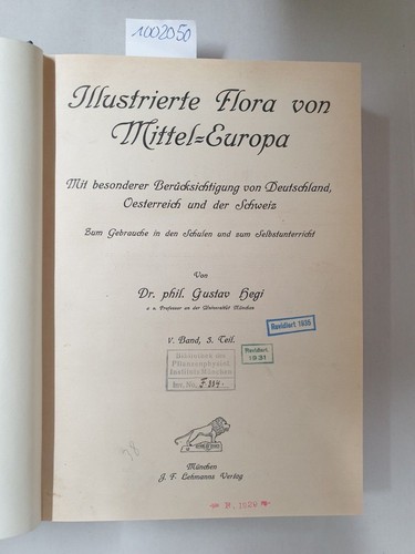 Llustrierte flora von - llustrierte,