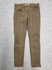Zara Jeans Damen Gr. 38 Leopardmuster Tiermuste Classic Modern Bequem