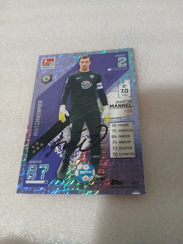 Match attax signiert