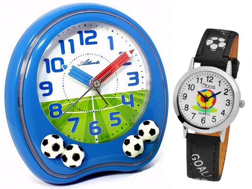 Kinder fußball wecker blau - kinder,