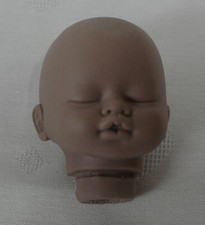 Babypuppenkopf, Handgemacht