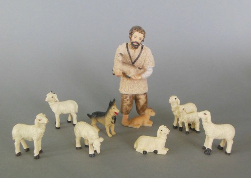 Hirte lamm und hund - hirte,