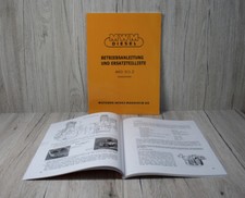 MWM Betriebsanleitung und Ersatzteilliste Dieselmotor AKD 311Z  AKD 311 Z