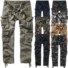 Brandit Pure Slim Fit Trousers Herren Vintage Cargo Hose Army Pants schmal S-5XL