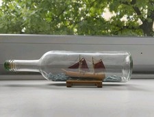 Handmade Piratenboot In Der Flasche, Kunst, Deko