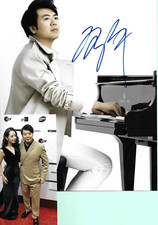 Lang Lang persönlich gesammelt Foto 20x25 original Autogramm + Foto