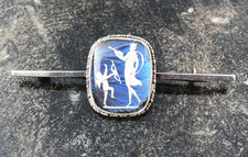 Vintage Art Deco Silber Amor