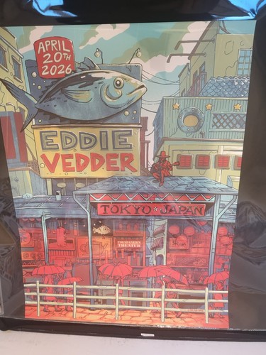 Eddie vedder tokyo - eddie, poster