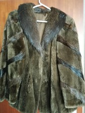 Nutria Mantel, Gr. 40 / 42 Sehr elegant Nutria Fell / Nutria Pelz