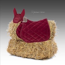 Eskadron Schabracke " VELVET "  im Set, rustic red, Vielseitigkeit