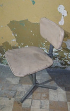 Vintage Industrial Drehhocker