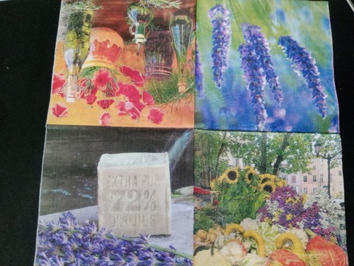 Servietten mohn sonnenblumen - 5,