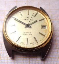 Ältere Quarz AU Junghans defekt Kaliber 667.20 für Teile zum Restaurieren MXS