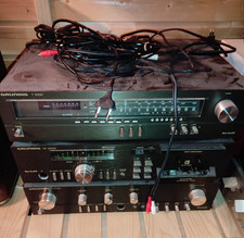Grundig V 2000 Verstärker + CF 5000 Tapedeck + T 1000 Tuner Komplett System