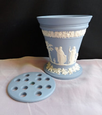 Wedgwood blaue Jasperware Vase