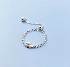 Kette Ring Opal Design