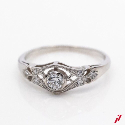 Ring 950 platin brillant - 950,