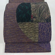 Obi Gürtel Geometrisch Blatt