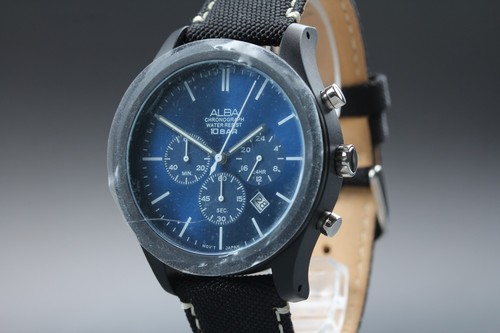 Seiko alba vd53 x347 blaues - seiko,
