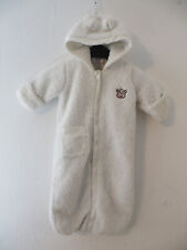ERGEE ° warmer Fleece-Overall Gr. 62 68 weiß Baby Winter-Kleidung Wagenanzug
