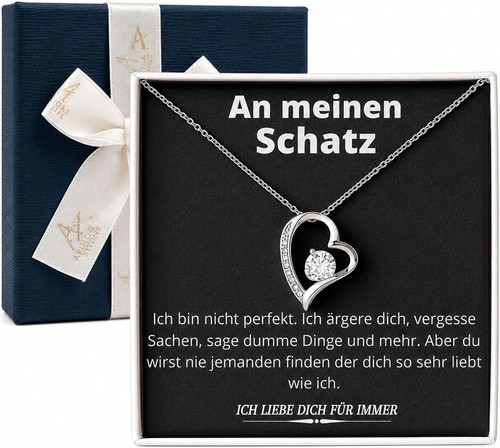 Meinen schatz haltzkette - an,