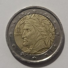 2 Euro Münze Italien von 2002