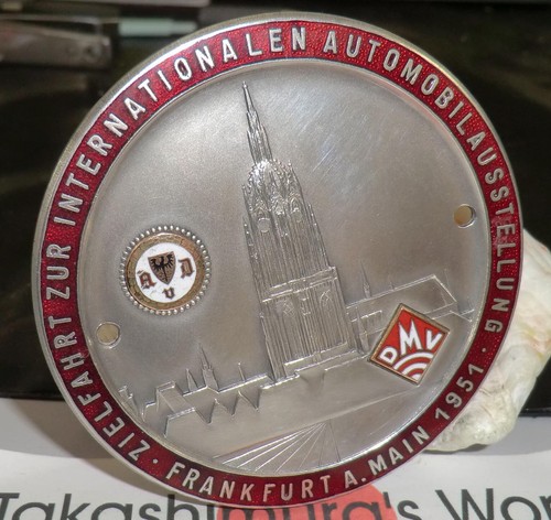 Plakette avd dmv - &, dmv-zielfahrt