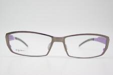 Brille orgreen TRACER Titanium Silber Violett Eckig Brillengestell Neu