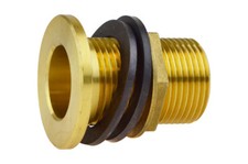 Messing Tankdurchführung mit