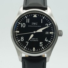 IWC MARK 16 WATCH HERREN UHR 39MM IW325504 VINTAGE STAHL TOP IWC096 SCHWARZ