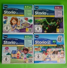 4x Vtech Storio 2 Lernspiele - Teenage Mutant Ninja Turtles, Sofia die Erste etc