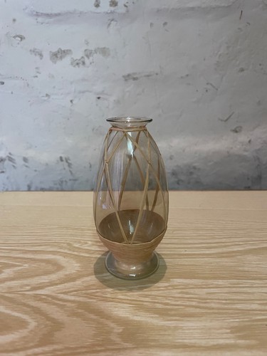 Vase mundgeblasen rauchglas - mundgeblasen,