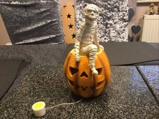 TK Maxx Mumie In Kürbis mit LED Beleuchtung 
