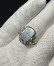 800 Silber Siegelring freie