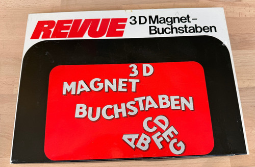 Revue magnet buchstaben - revue,