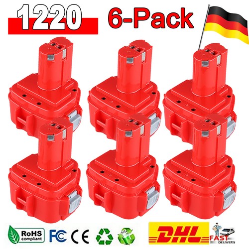 8ah 12v mh akku - 6x, für