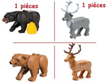 Hirsch, Bär Wildtiere