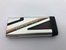 80er 90er Jahre Hadson "GAS VU" Feuerzeug silberfarben Neu - o. Funktion lesen!!