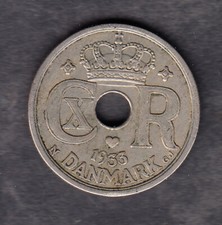 Danmark - 25 Oere 1933, sehr