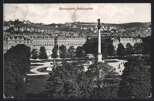 Ansichtskarte stuttgart - ansichtskarte,
