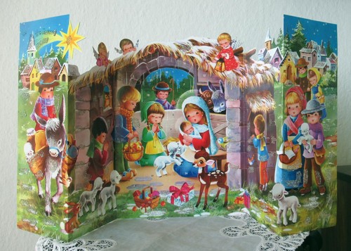 Alter aufstell adventskalender - alter, aufstell-adventskalender