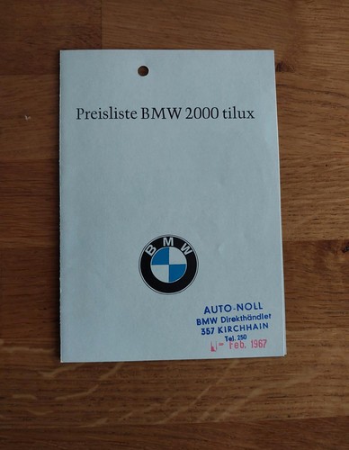 Bmw 2000 tilux - bmw,