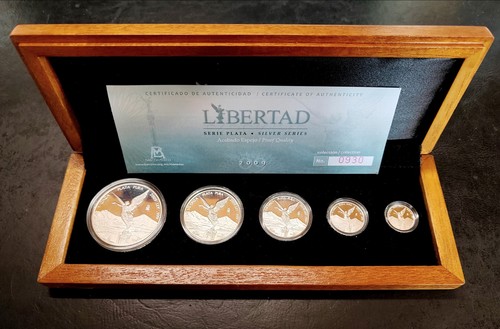 Mexico libertad 2009 proof set - mexico,